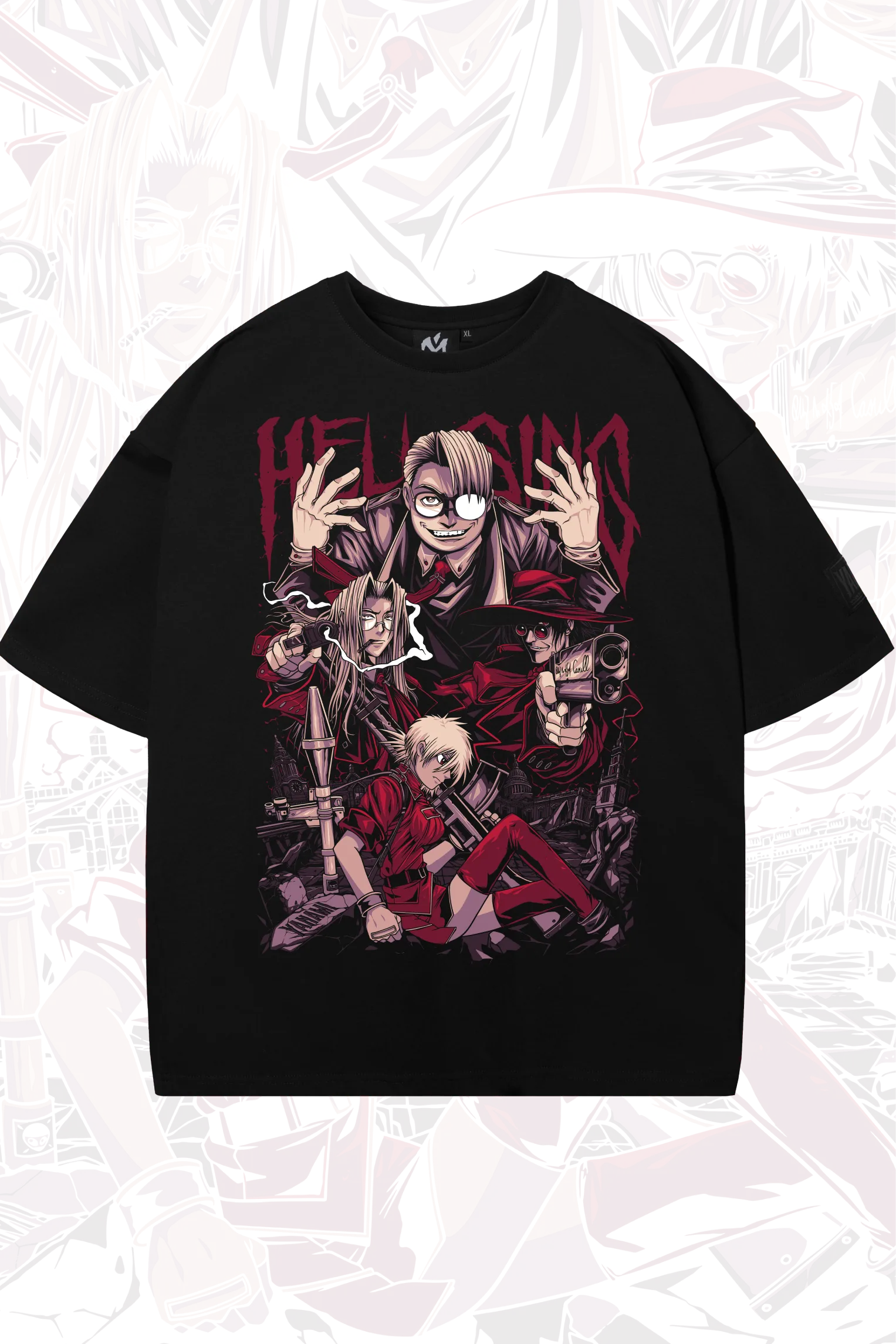 Оверсайз футболка Хельсинг 1