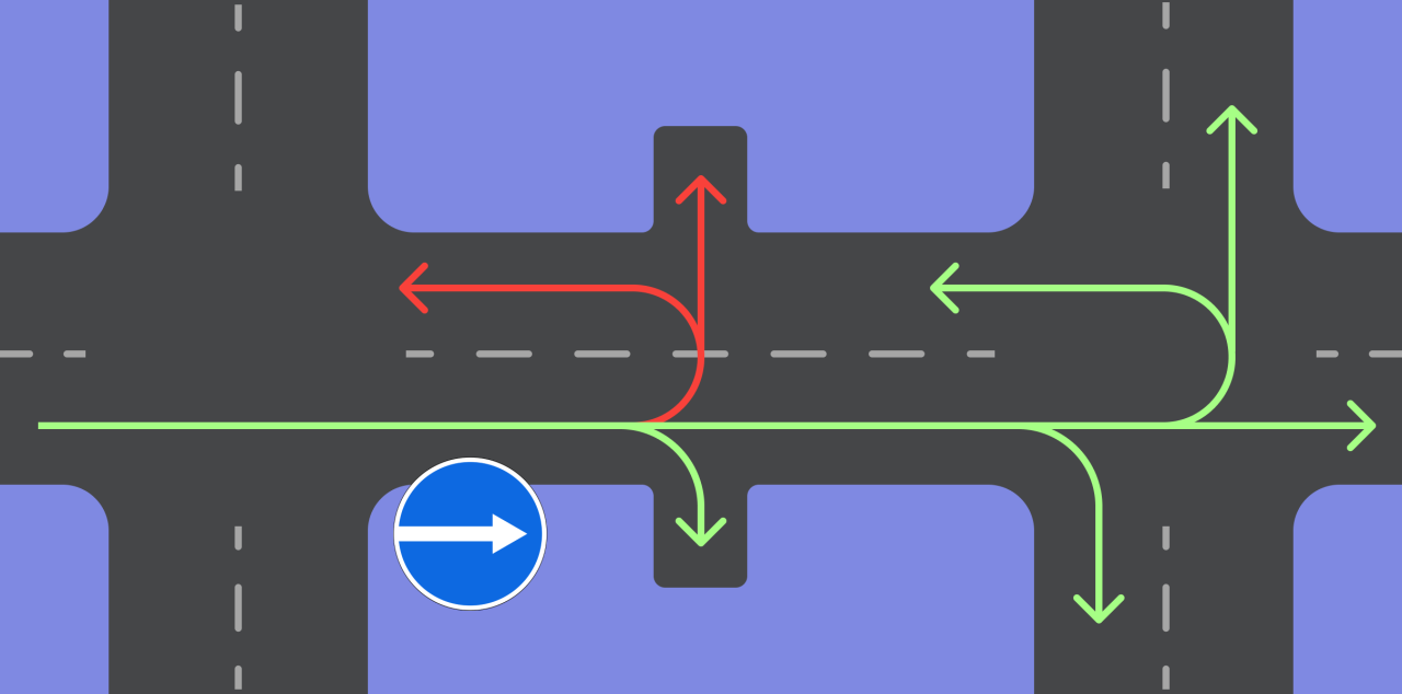 Дорожный знак 4.1.1 «Движение прямо» относится к категории предписывающих, на которых стрелкой или стрелками указаны направления