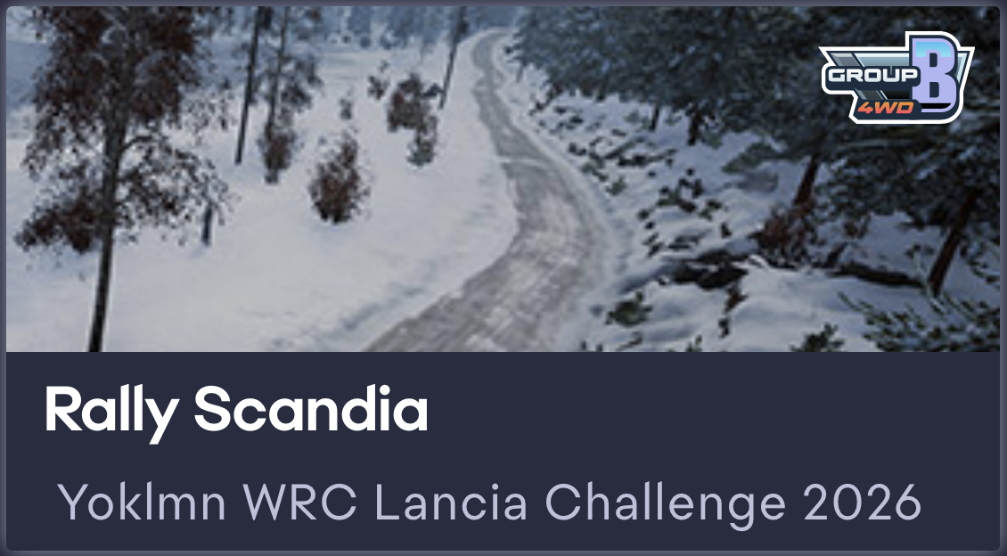 Yoklmn WRC Lancia Challenge 2026
