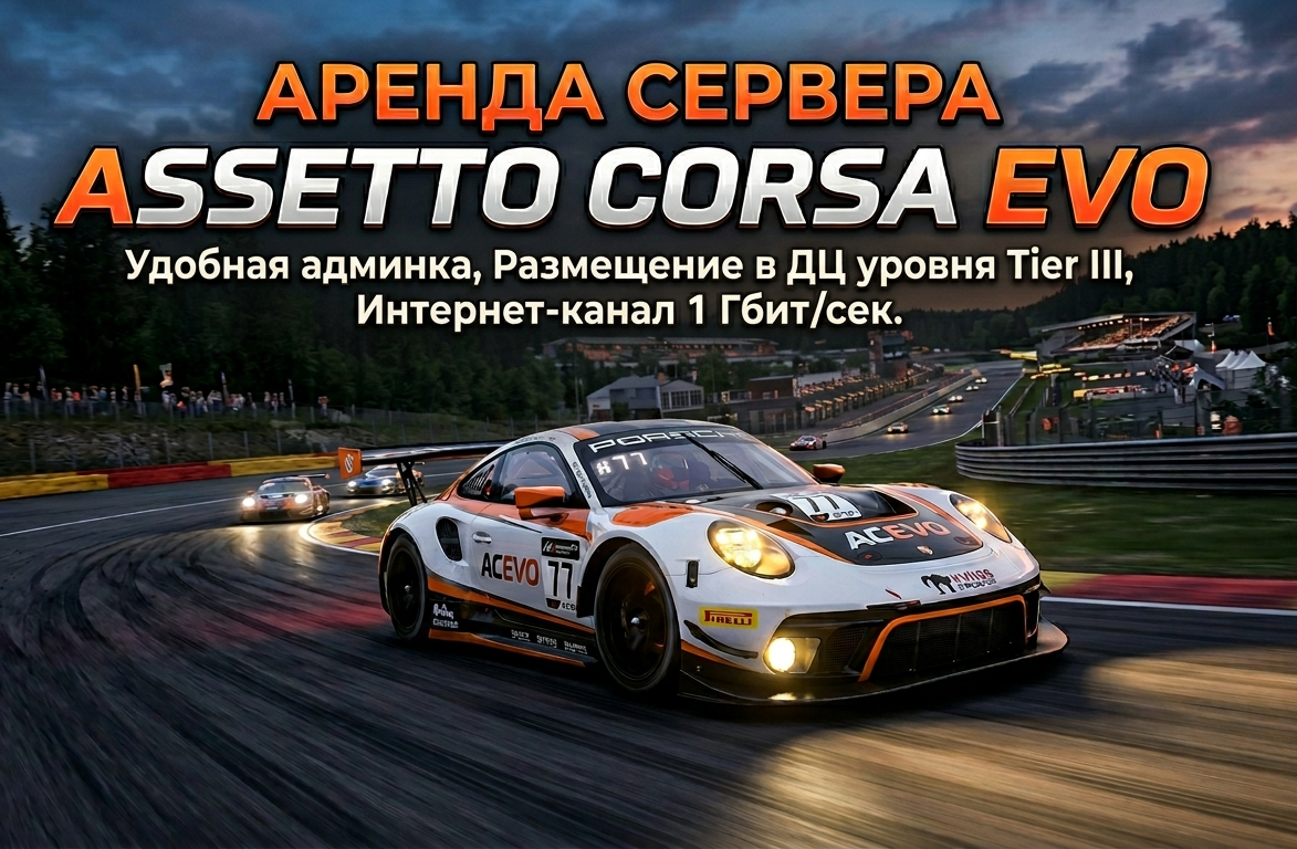 Аренда сервера Assetto Corsa EVO
