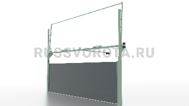 Ворота Doorhan секционные промышленные автоматические (с приводом) стальные (металл) - полотно из сэндвич-панелей