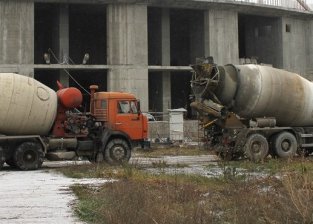 Бетон миксер с длинным желобом