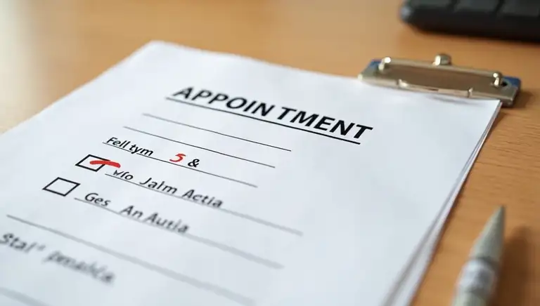 appointment confirmation