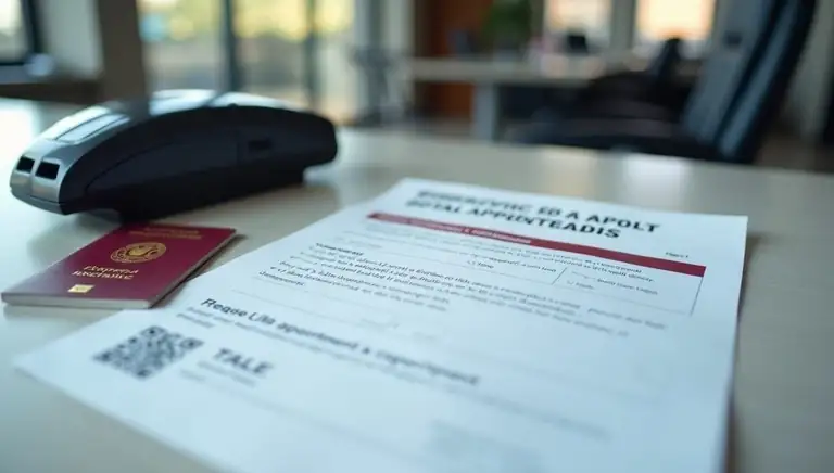 biometric appointment