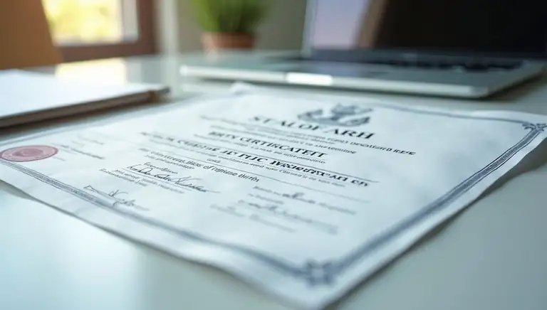 birth certificate
