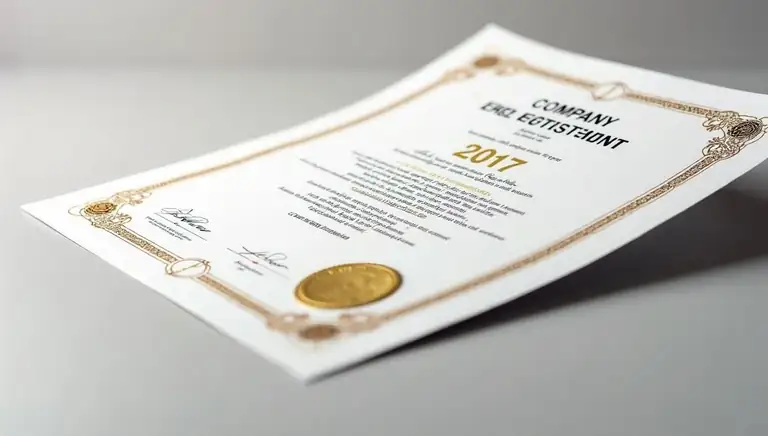 company registration certificate