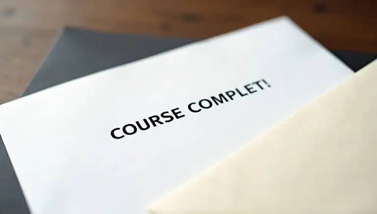 course completion letter