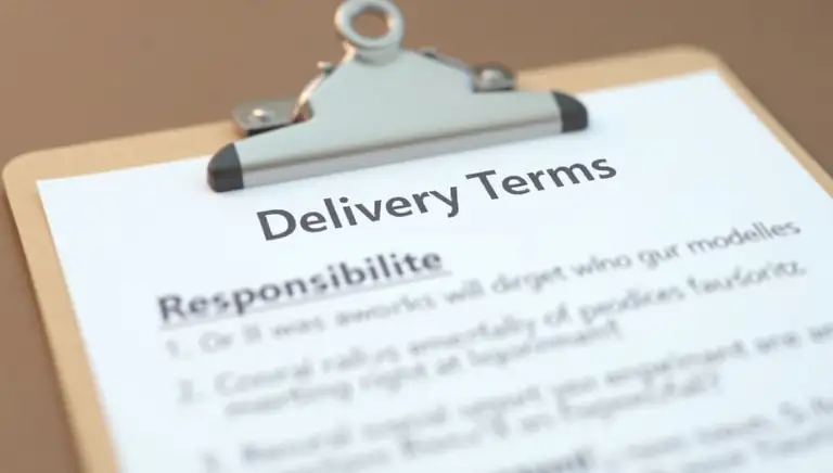 delivery terms