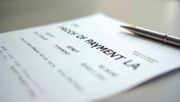 deposit receipt