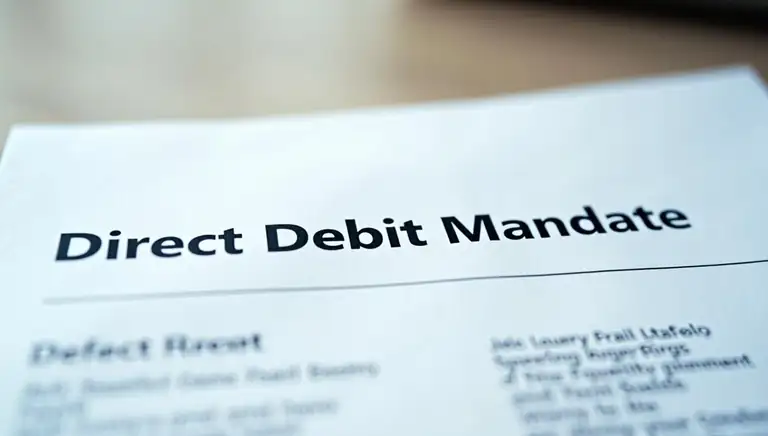 direct debit mandate