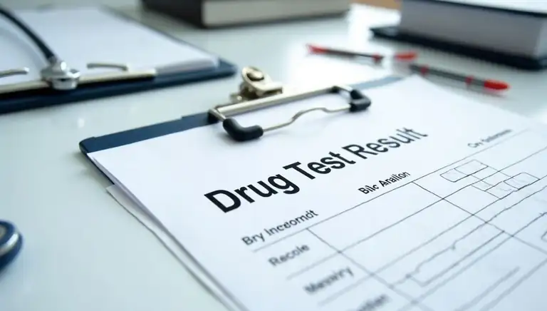 drug test result