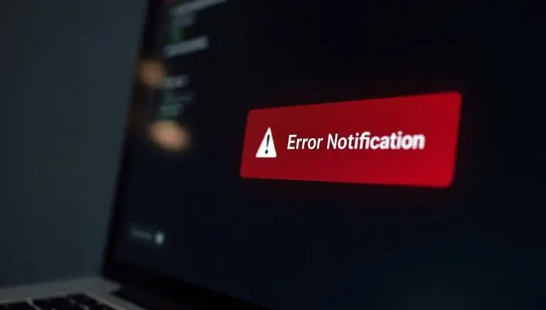 error message