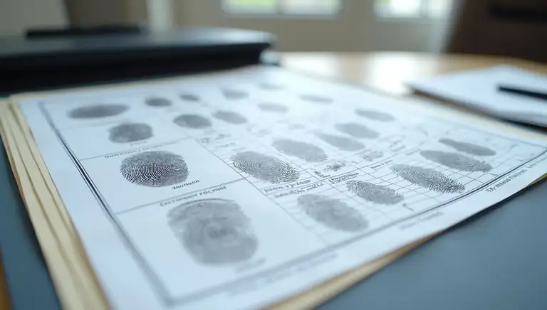 fingerprint record