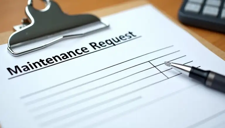 maintenance request