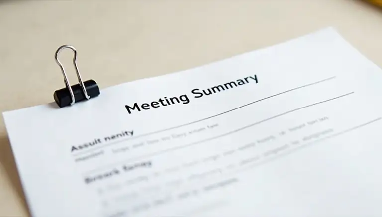 meeting summary