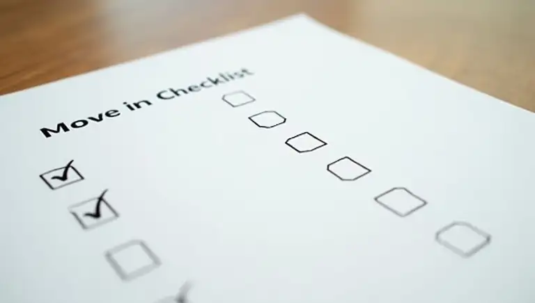 move-in checklist