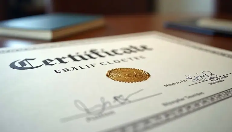 name change certificate