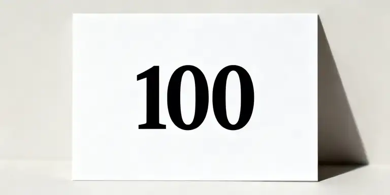 one hundred