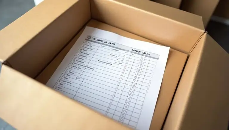 packing list