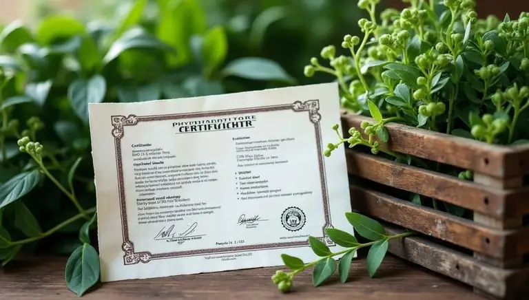 phytosanitary certificate