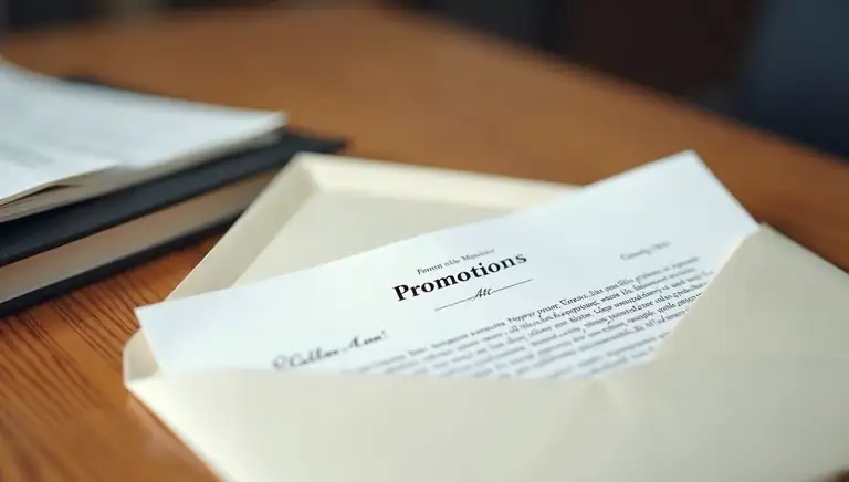 promotion letter