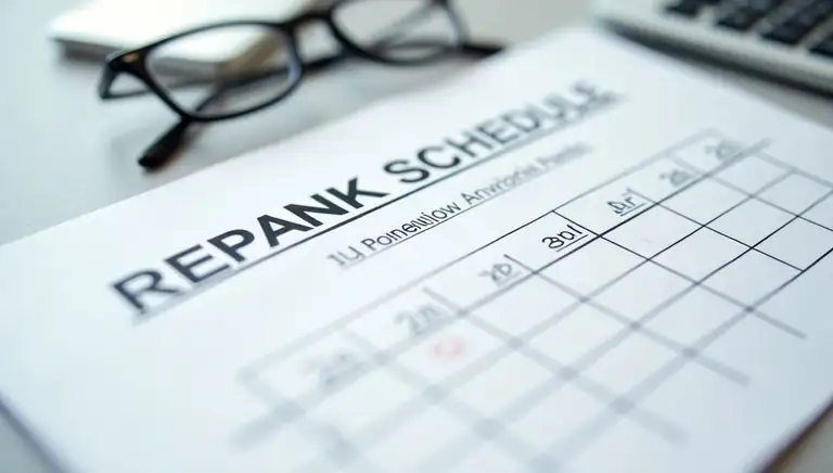 repayment schedule