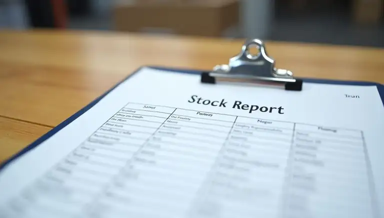 stock report