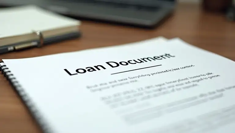student loan document