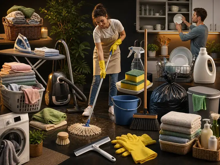 Household chores на английском