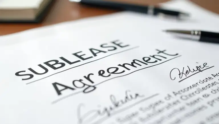 sublease agreement