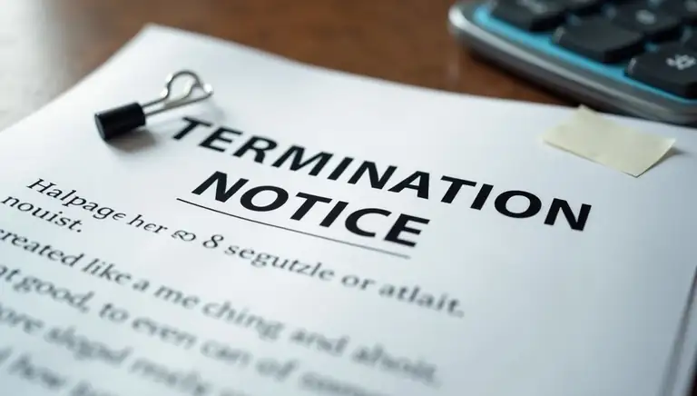 termination notice