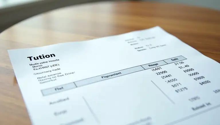 tuition invoice