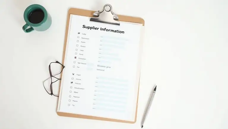 vendor form