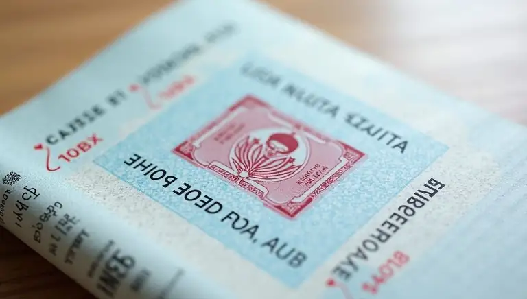 visa stamp