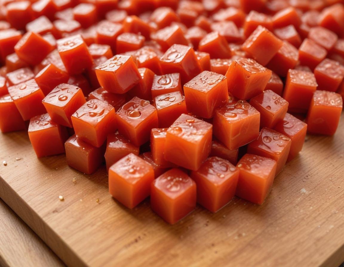 finely diced
