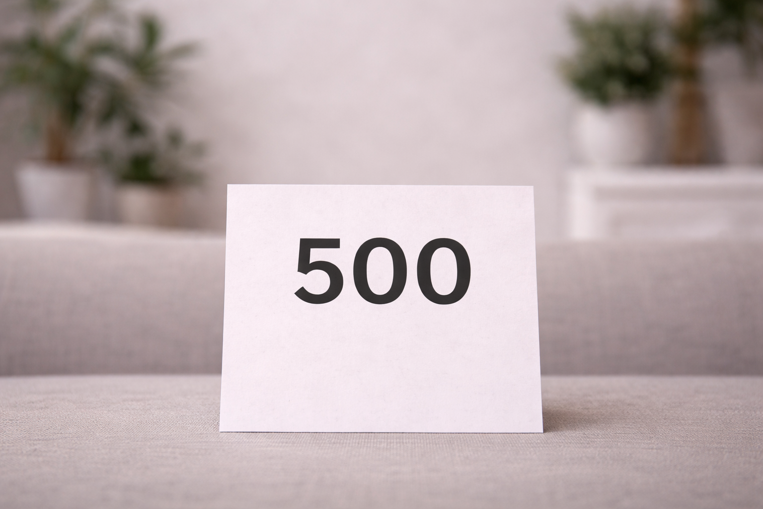 five hundred