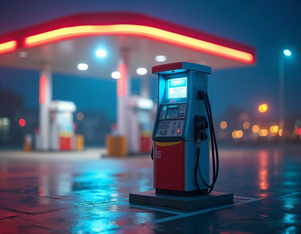 gas station