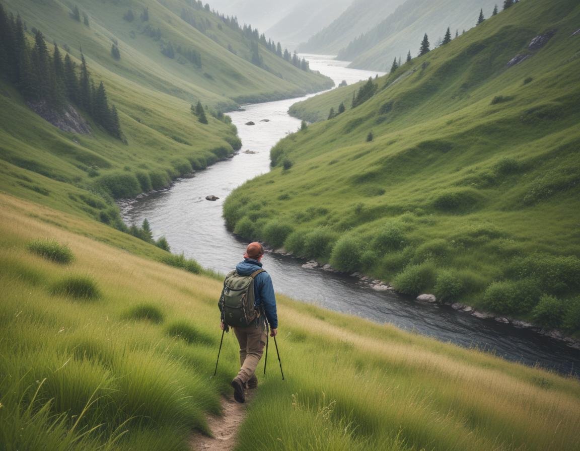 hike down