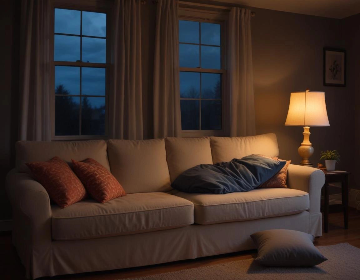 in the evening
