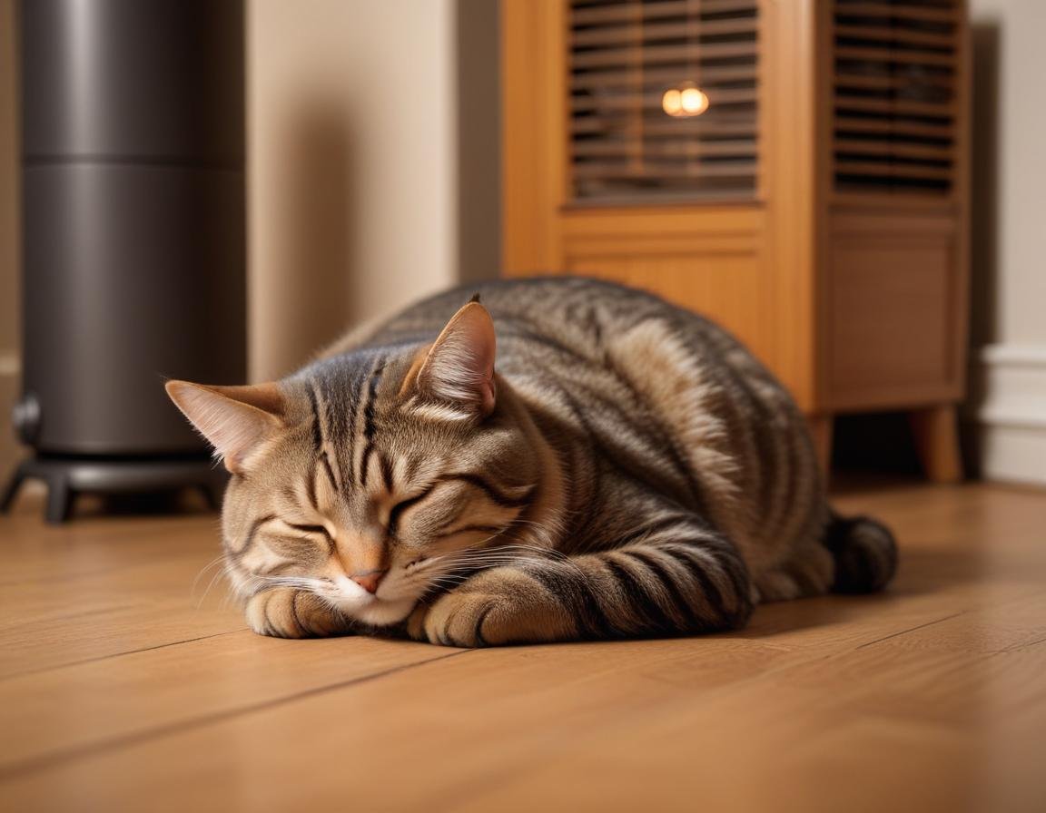 on the floor