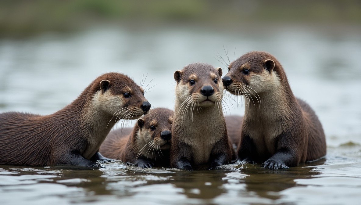 romp of otters