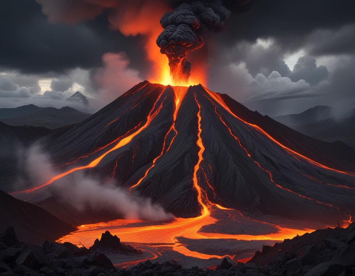 volcanic eruption