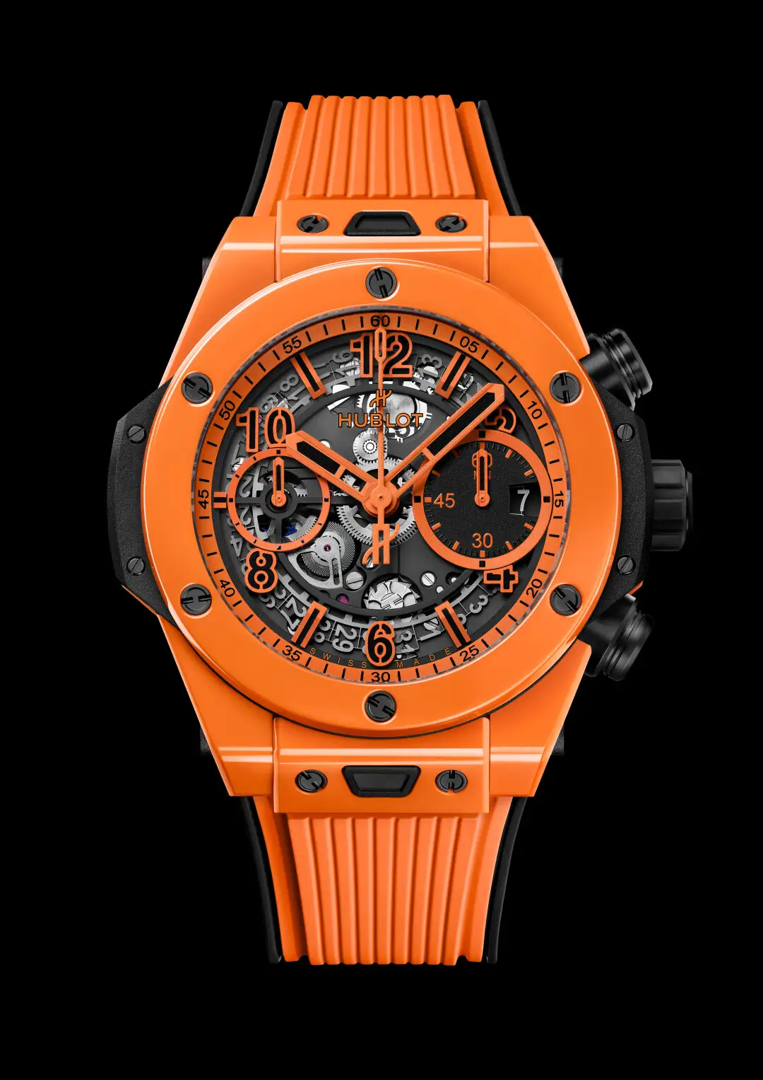 Часы Hublot Big Bang Unico Orange Ceramic