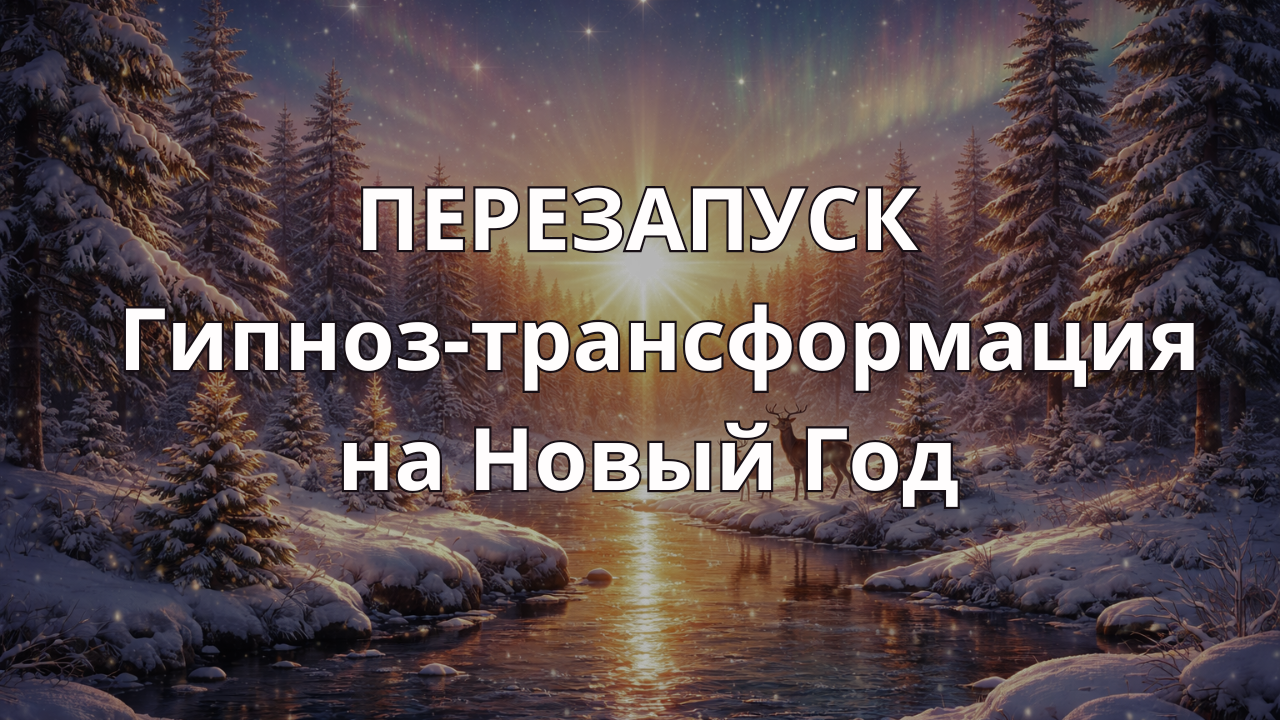 ПЕРЕЗАПУСК | Гипноз-трансформация на Новый Год