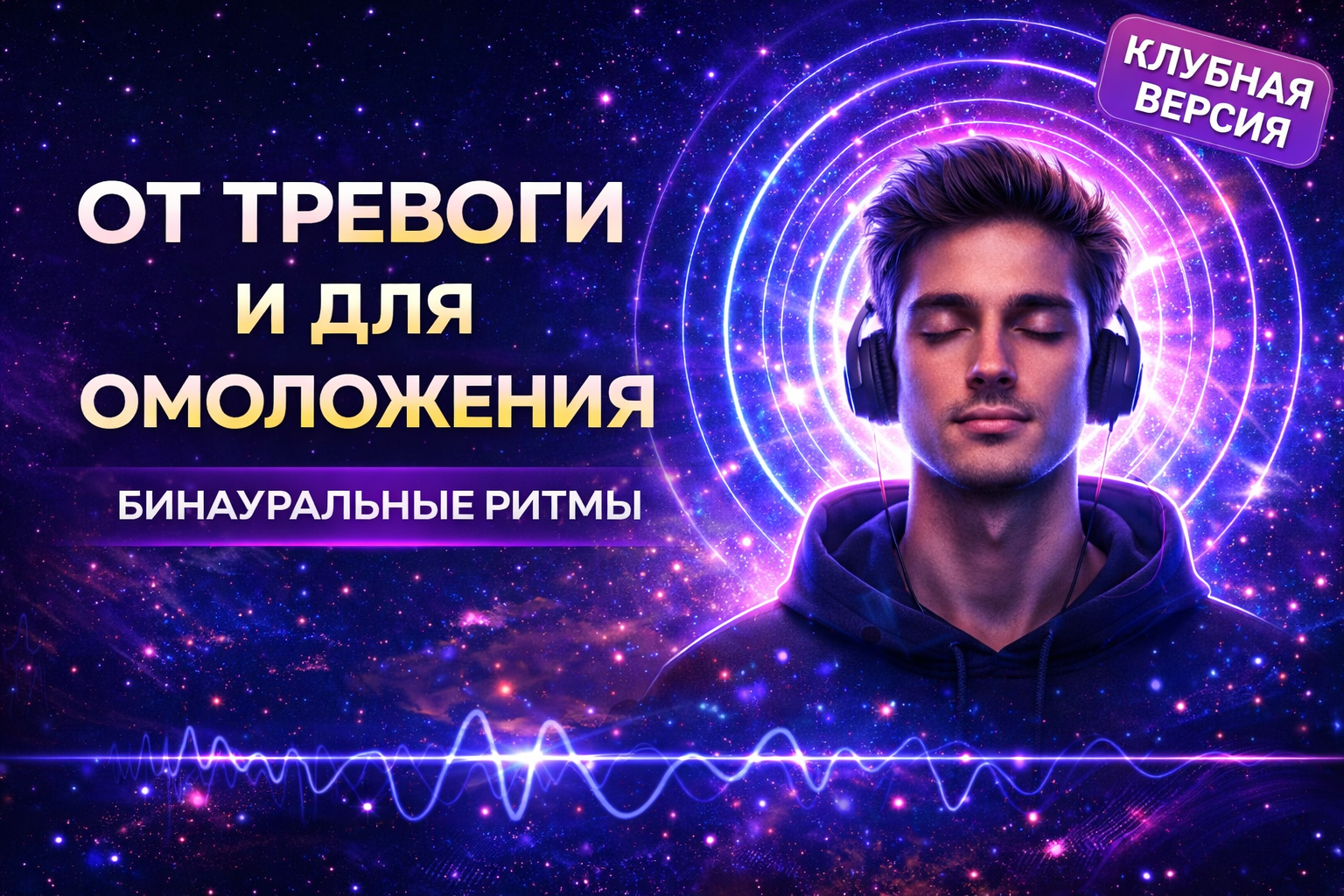 Ночной гипноз от тревоги и для омоложения