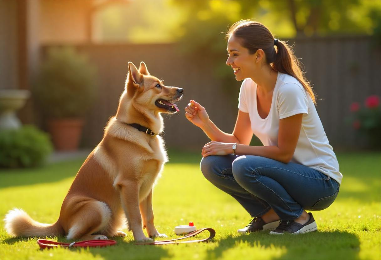 Uplifting and heartwarming image of a dog