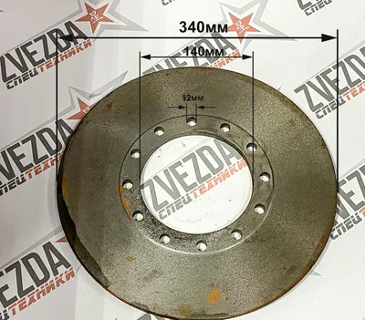 Тормозной диск D-340 mm 12 отверстий