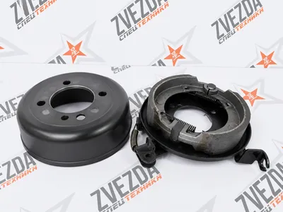 Механизм ручного тормоза в сборе (барабан) ZL20