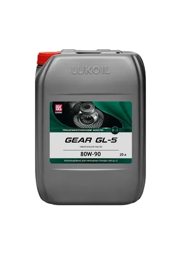 Масло Лукойл GEAR GL-5 80W-90 кан. (20л)