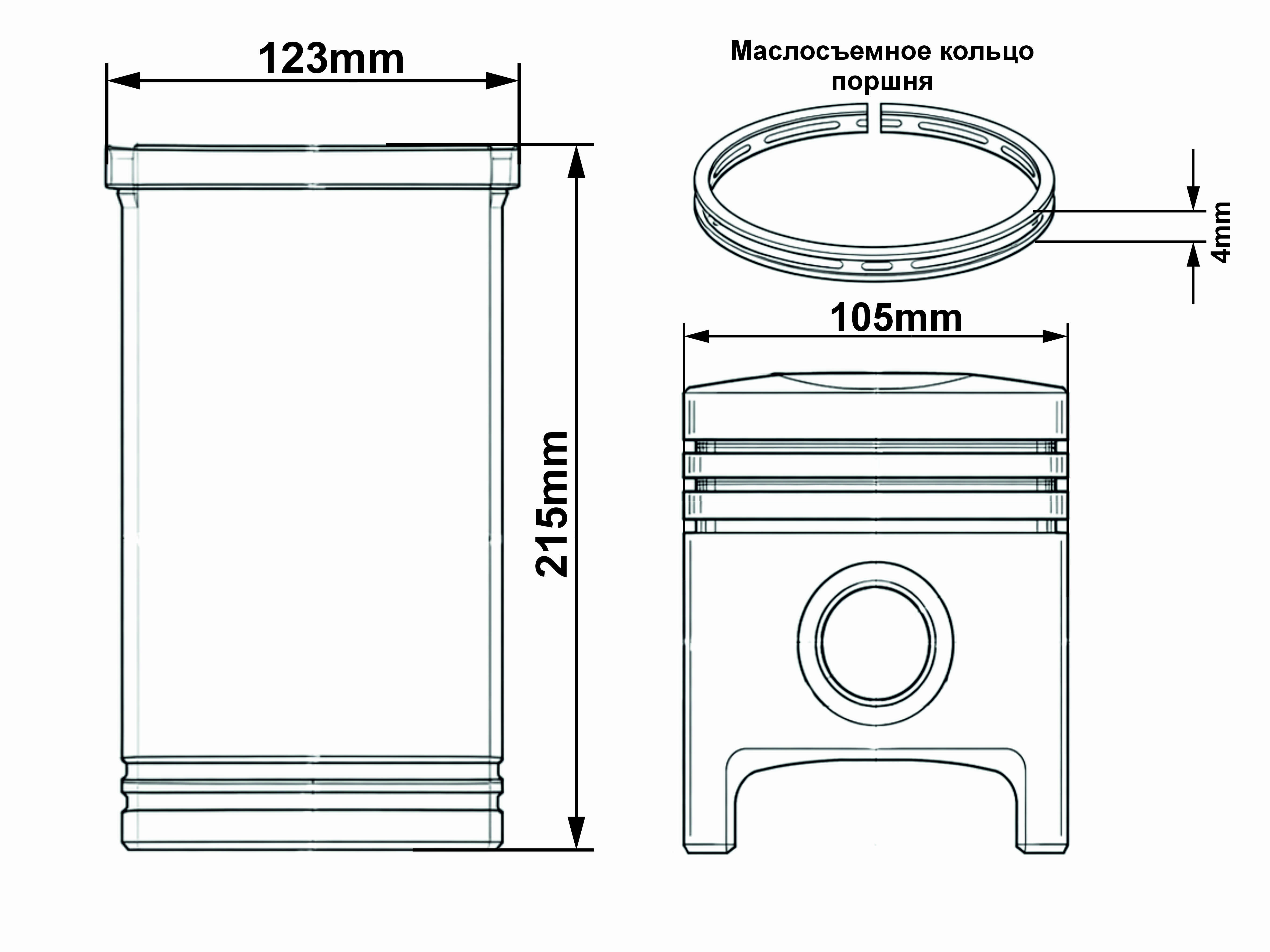 Коленвал WP6G125EE22 92 kw